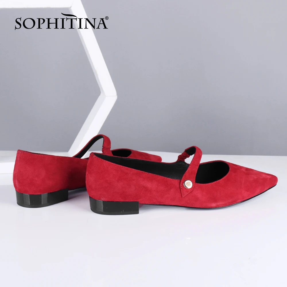 SOPHITINA босоножки с пряжкой Туфли на плоской подошве Женская обувь высокого