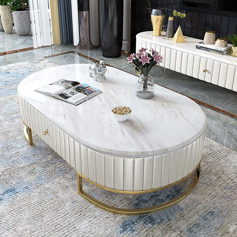 Высококачественная современная кожаная подставка под телевизор для гостиной |