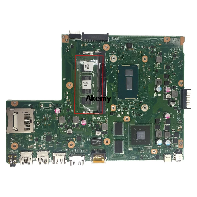 X540LJ материнская плата для ноутбука For Asus VivoBook X540LA F540L A540L оригинальная 4G RAM i3 4005U