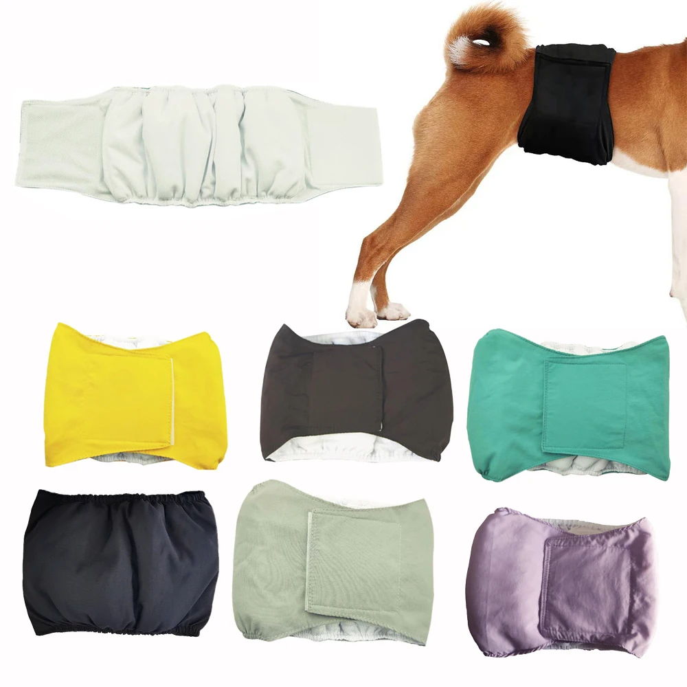 

Памперсы для живота для мужчин и собак, многоразовые моющиеся подгузники премиум-класса с защитой от протекания