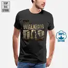 Мужская футболка с надписью The Walking Dad: Лучший подарок на день отца, хит лета 2018, забавные крутые модные хипстерские топы с принтом, футболка