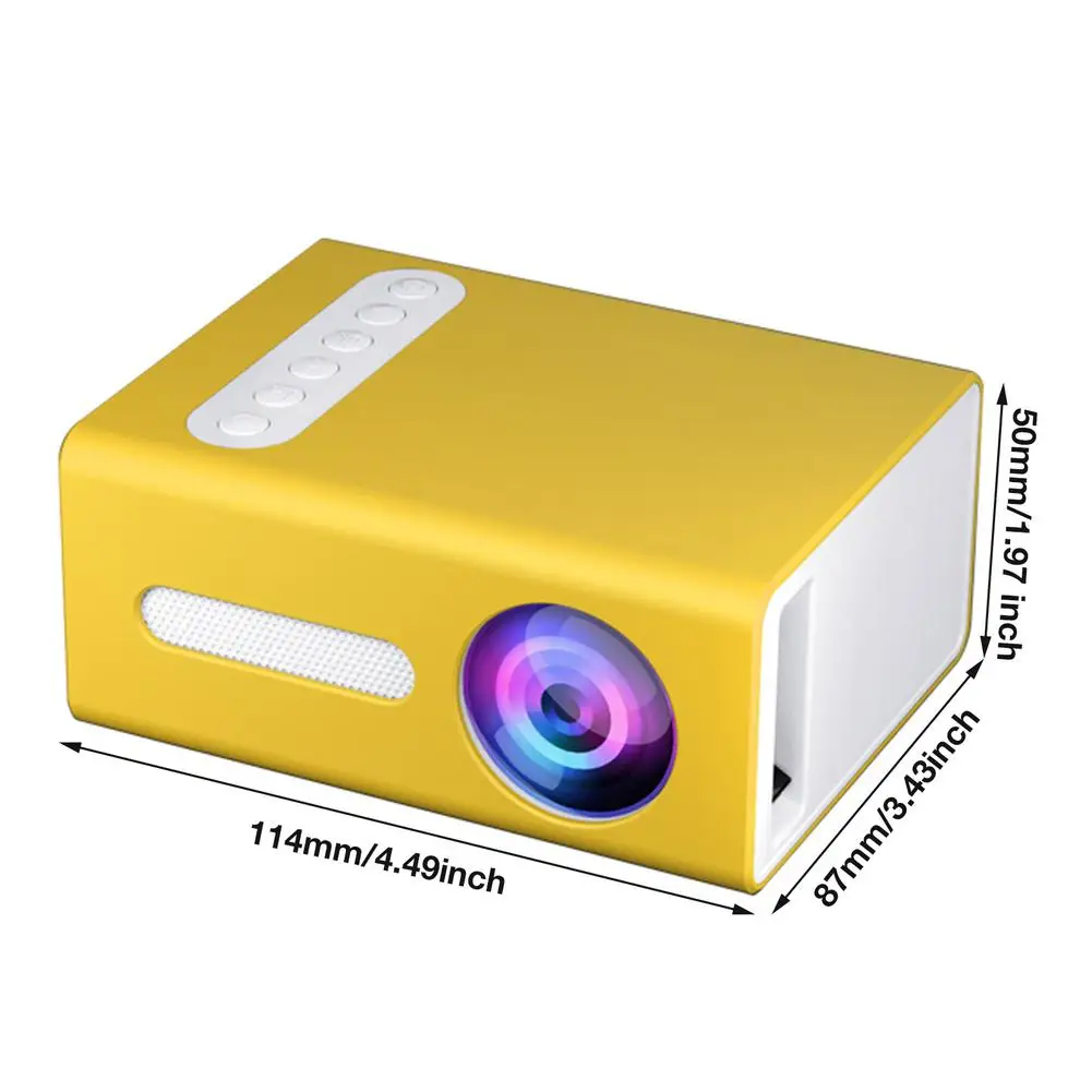 

T300 Projector Mini LCD LED Proyector 640X 360 Natural Resolution Pixel Best Video Beamer For Kids