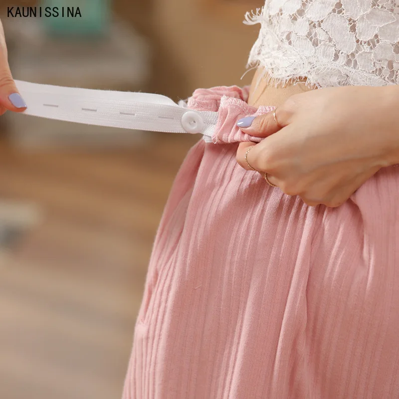 

Women Cotton Pajamas Autumn Night Wear Maternity Nursing Sleepwear Kimono Tops Long Pants Two Piece Pajamas Suits Nightwear