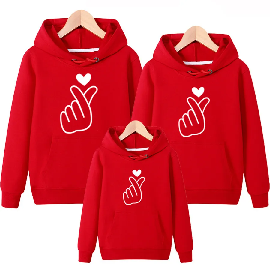 Одинаковая одежда для семьи осенне-зимние стандартные свитшоты сына семейные