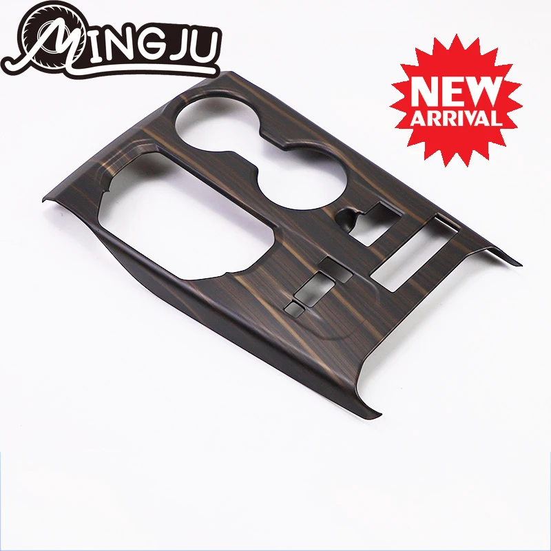 

ABS Carbon fiber Car gear shift knob frame panel Decoration Cover Trim LHD Styling For Toyota Highlander Kluger XU70 2021 2022