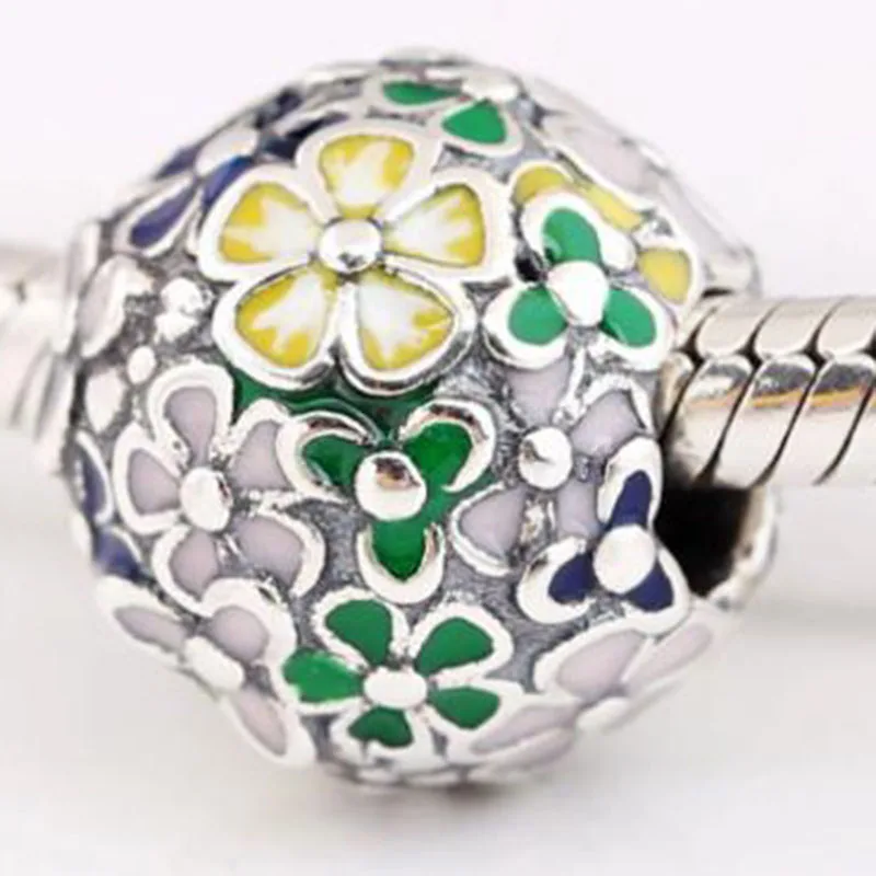 

Original 925 Sterling Silver Classic Garland, Elegant And Fashionable Beading Fit Pandora Women Bracelet & Necklace Diy Jewelry