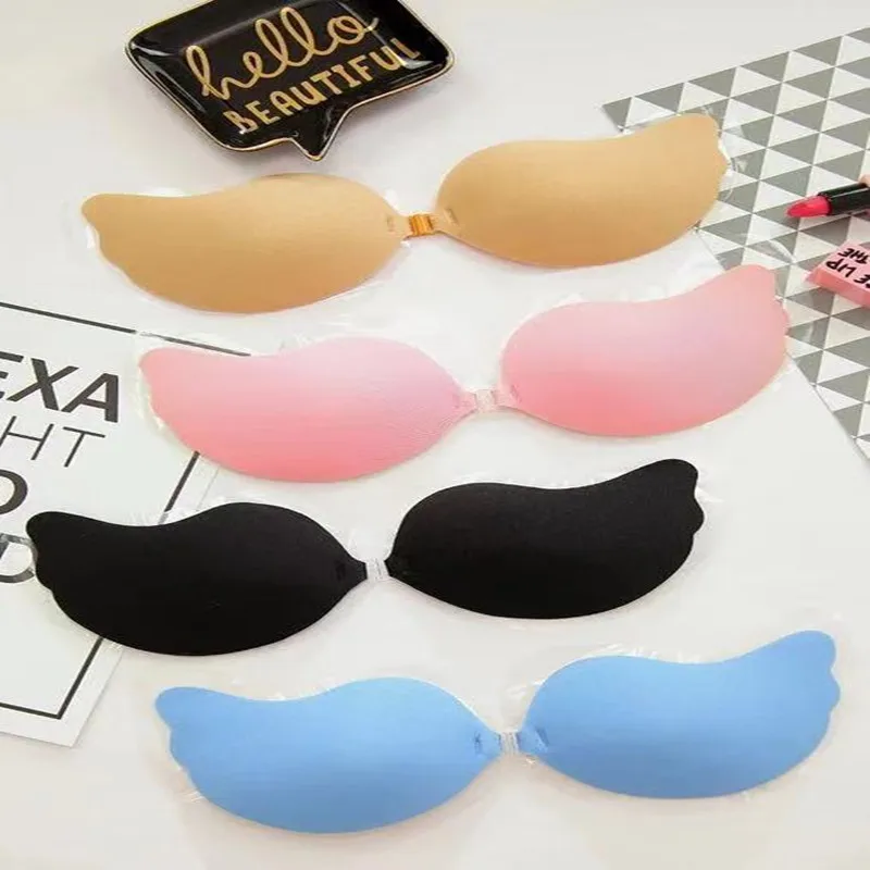 1Pc Sexy Women Push Up Bra Invisible Self-Adhesive Bra Bust Front Cloure Strapless Bra Underwear Brassiere Adhesives Bralette