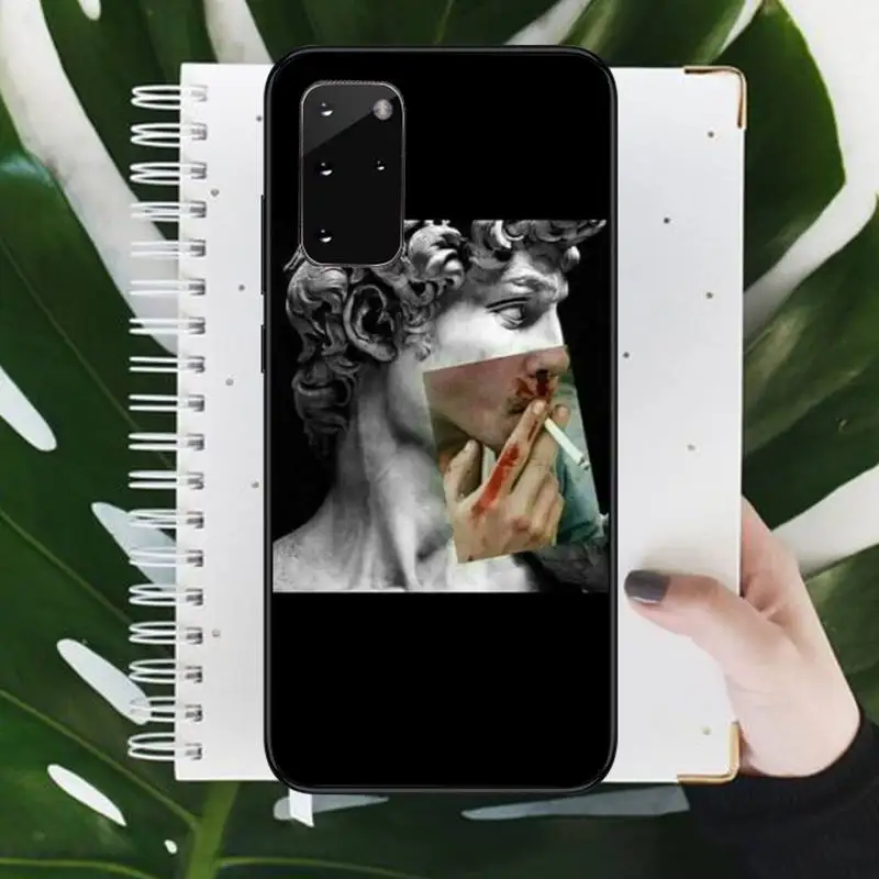 

Mona Lisa David statue Art Phone Case For Samsung galaxy A S note 10 7 8 9 20 30 31 40 50 51 70 71 21 s ultra plus Luxury shell