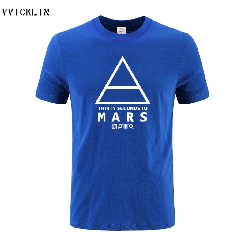 

Summer Thirty Seconds To Mars Print T Shirts Men On His Face Is a Map of The World T-Shirt Short Sleeve Cotton Rock Band Tops