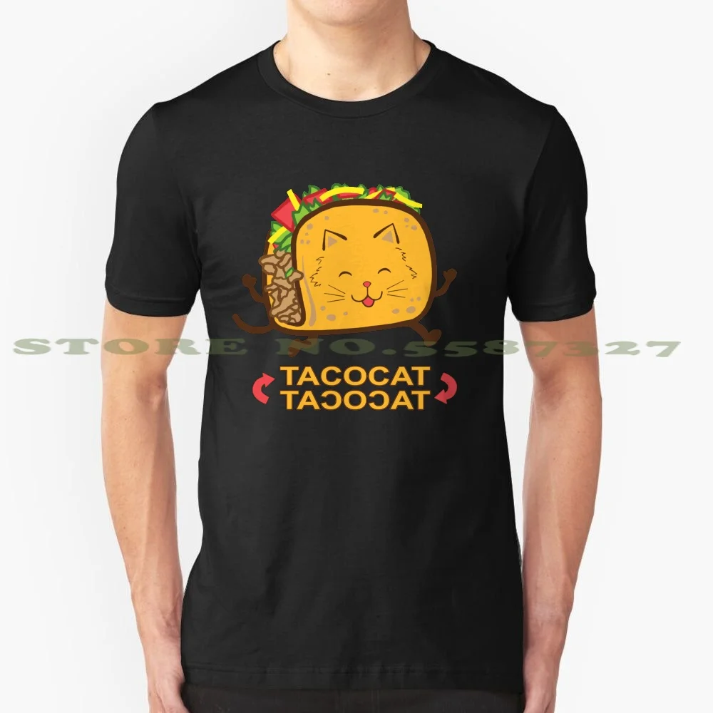 Крутая дизайнерская футболка Taco Cat (кремовый) модная кошка Tacocat забавная фаст-фуд