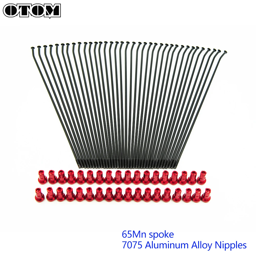 

Спицы OTOM 36 шт. для горного/шоссейного велосипеда с сосками высокопрочные проволочные лучи для обода мотоцикла HONDA CRF CR 250 450 125