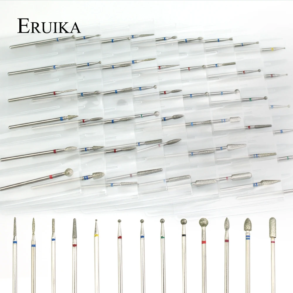 Алмазная дрель для ногтей 9 типов вращающаяся фреза электрического маникюрного