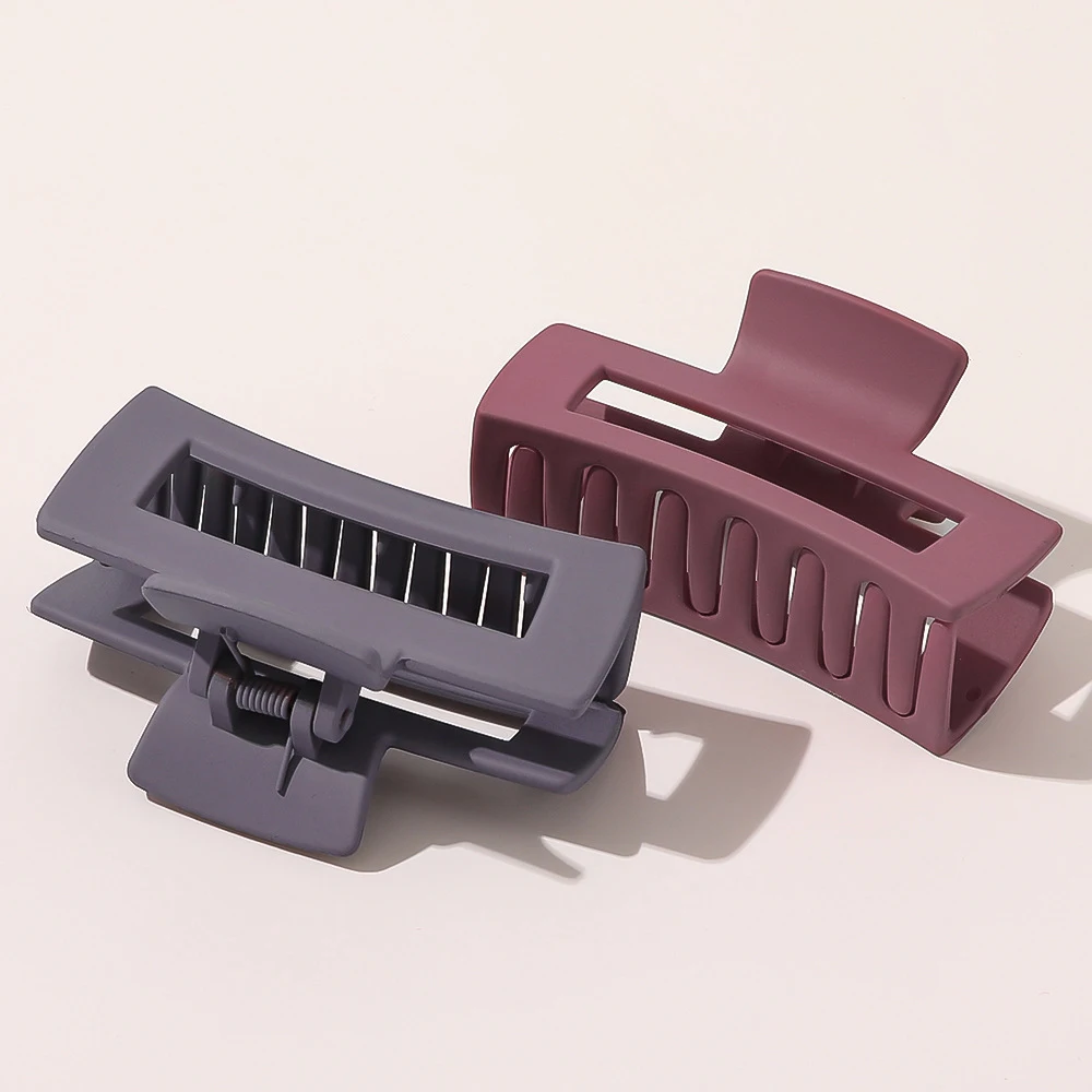 

Fashion Solid Color Hair Clips Medium Large Cute Hair Claw Acrylic Geometry Hair Clip Women Girl Jewelry Hair Accessories