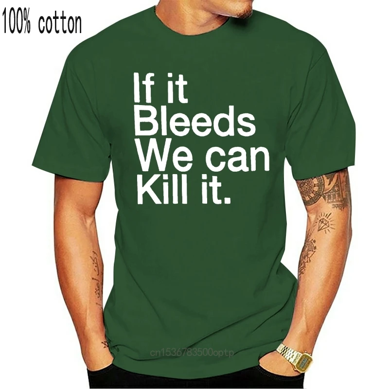 

New Predator Arnold Schwarzenegger One Liner Helvetica Shirt