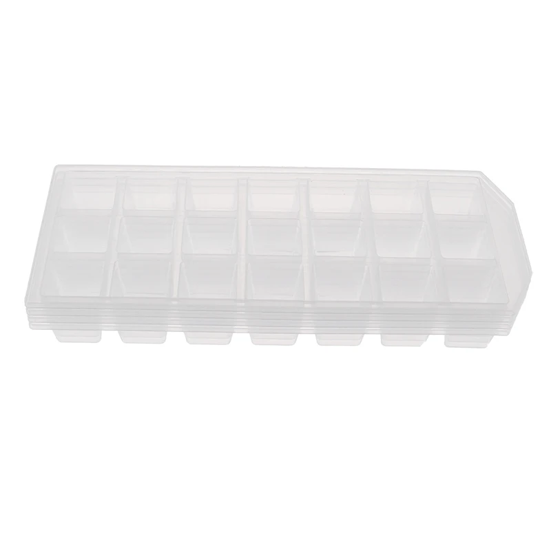 

Summer 21Grid Ice Cube Pudding Maker Mold Refrigerator Ice Mould Tray Tool Soft Plastic Bar Kitchen Gadgets
