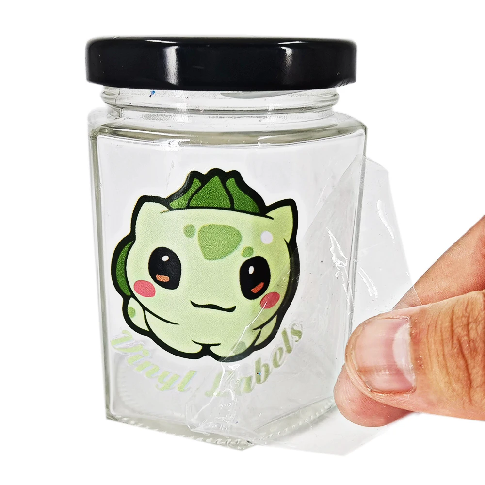 10 шт. прозрачные виниловые наклейки с надписью 60 х60 мм | Канцтовары для офиса и