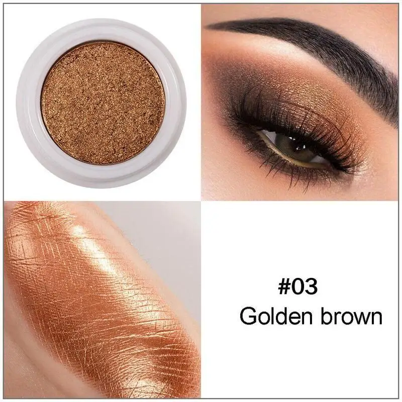 12 Colors Matte Glitter Shimmering Eyeshadow Eyeshadow Palette Metallic Shiny Long-lasting Waterproof Cosmetic Shimmer Eyeshadow - Цвет: C