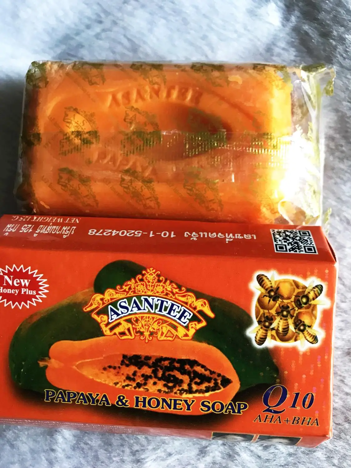 Asantee тайская папайя мед травяное мыло/125 г (6 коробок) | Красота и здоровье