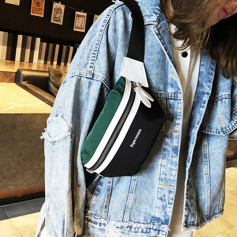 Новая женская поясная сумка модная Женская на бедрах вместительная нагрудная