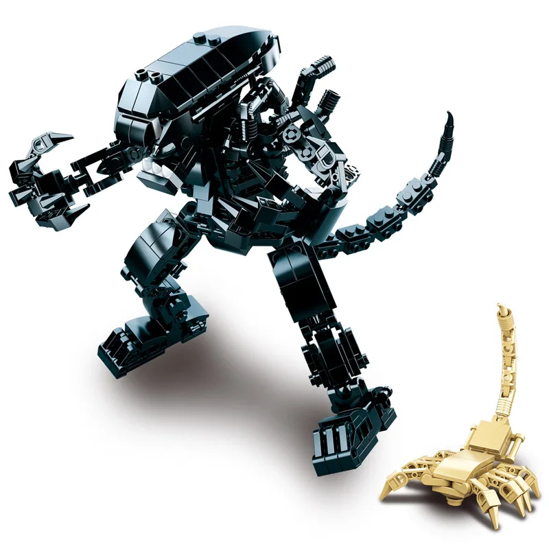 

0720 Wars Alien Jungle Hunter Action Building Blocks Brick Compatible Toys For Children