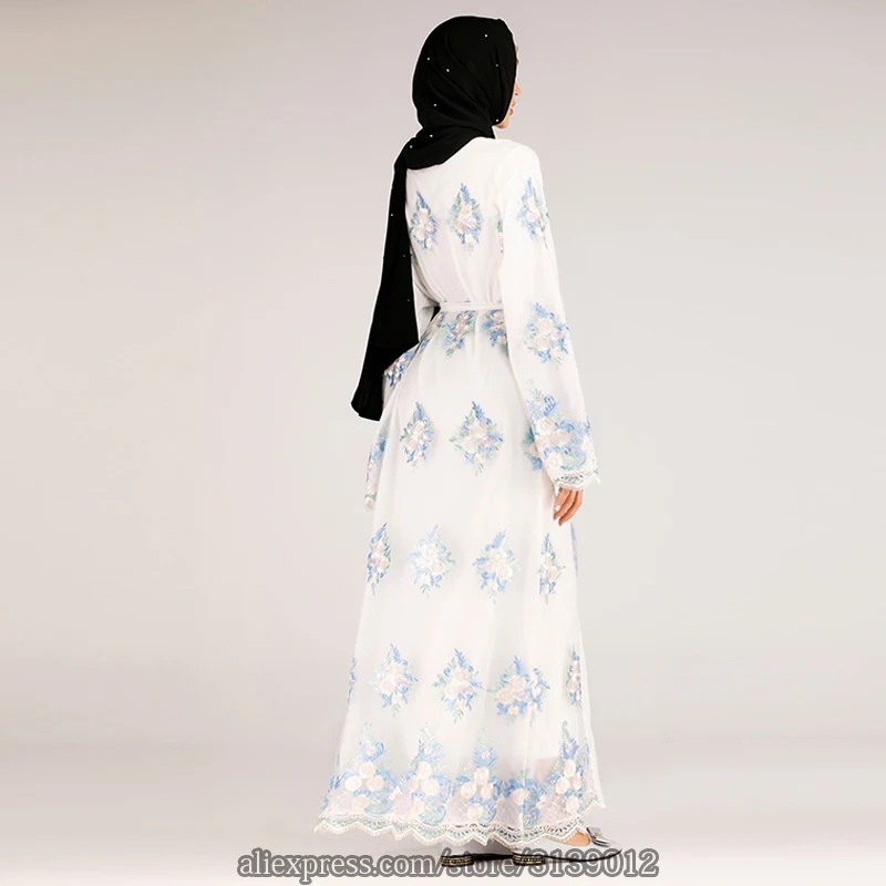 Кимоно Abaya турецкий хиджаб мусульманское платье женское Koftan макрокаин кафтан