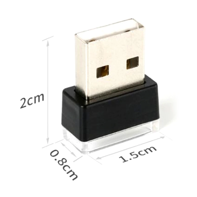 Новая стильная автомобильная USB Светодиодная атмосферная лампа для Audi A3 A4 B6 B8 A6 C5