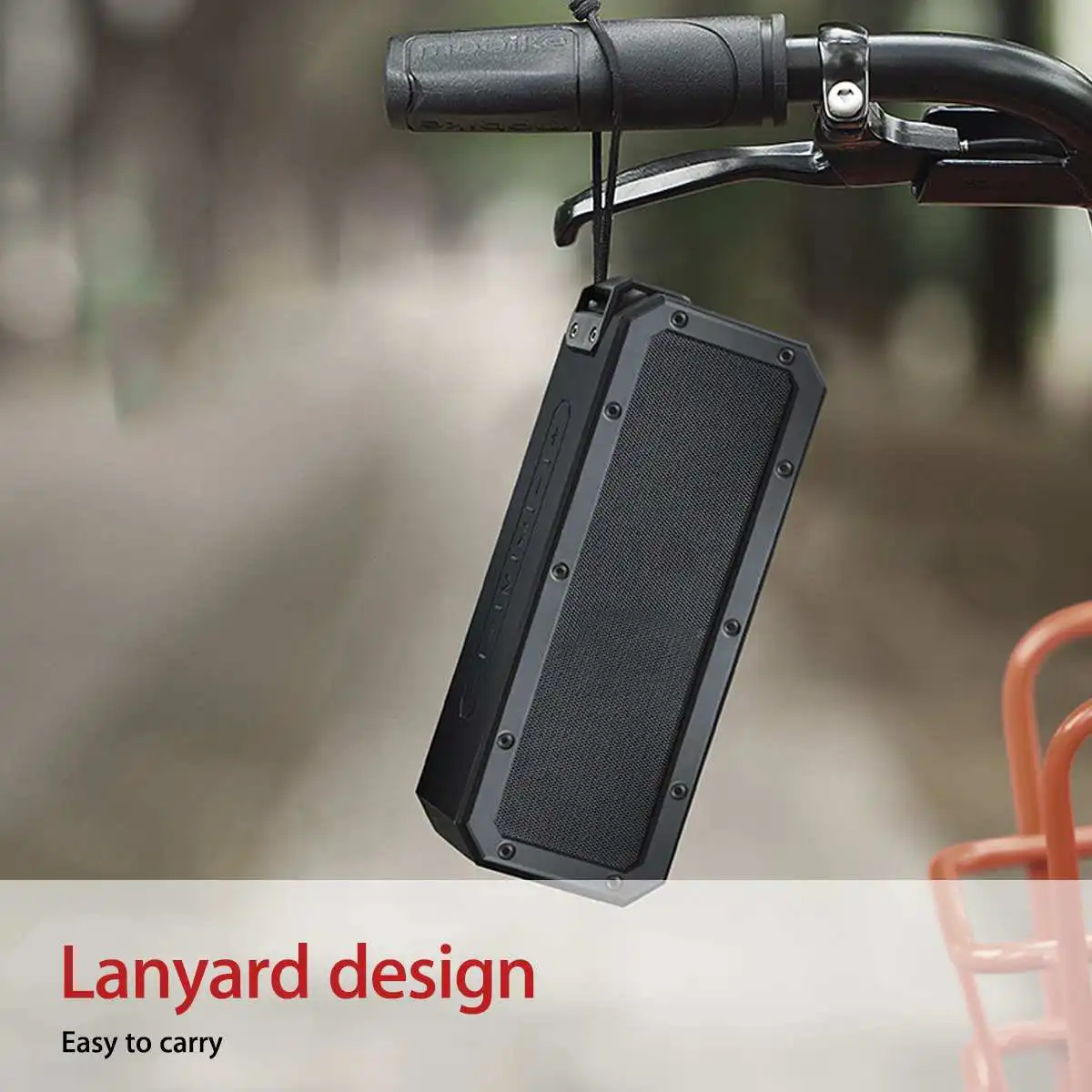 

Водонепроницаемый сабвуфер 40 Вт Bluetooth-совместимая Колонка Портативная колонка с 360 стерео звуком уличные колонки бумбокс