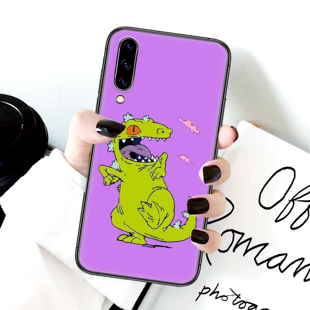 

Cute Children Funny Rugrat Phone Case For Samsung Galaxy A 3 5 7 8 10 20 20E 21S 30 30S 40 50 51 70 71 black Shell Silicone