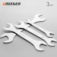 greener 1pc double head open end wrench 6 30mm opening dual use end ultra tthin small wrench for car maintenance hardware tools