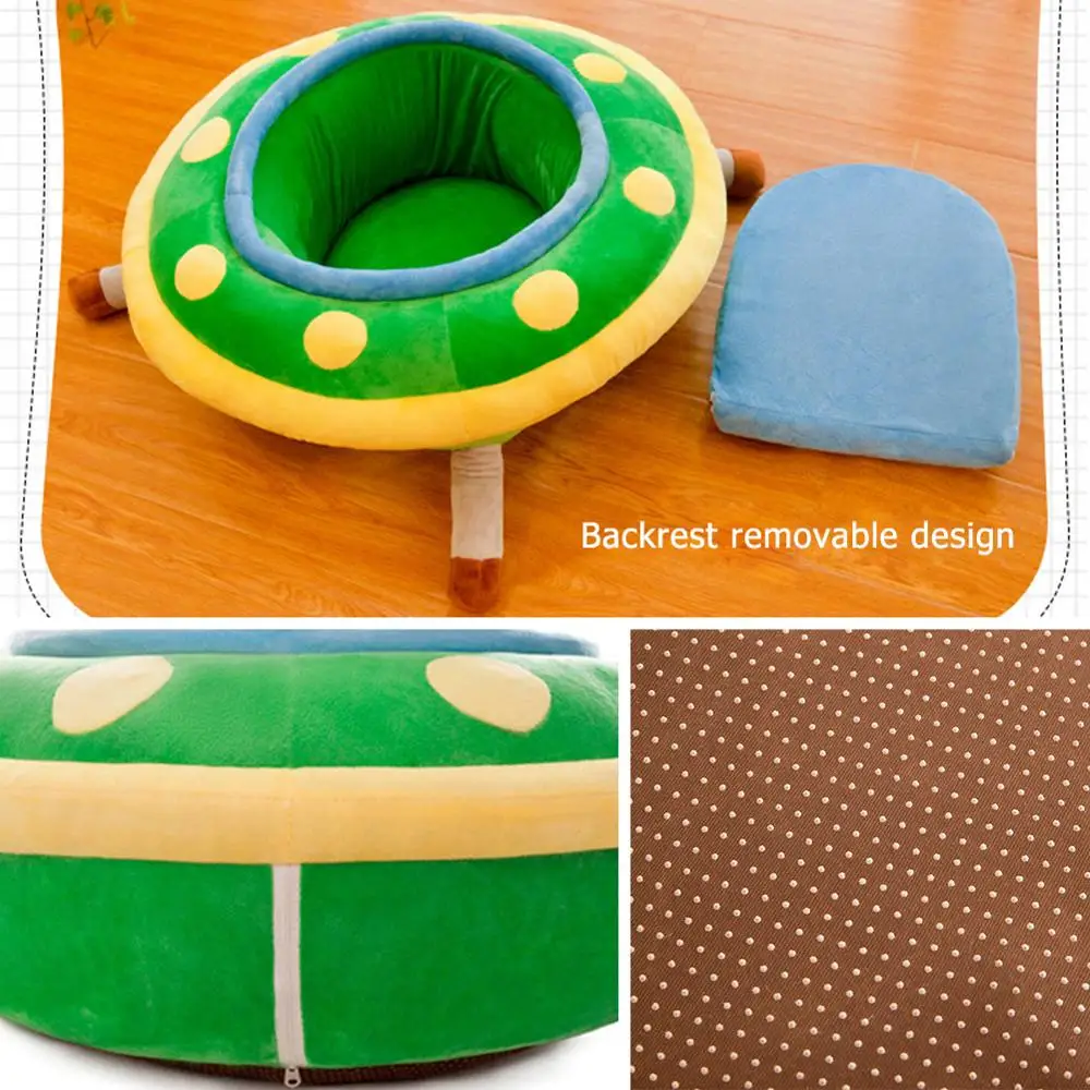 Для детей для дивана Поддержка сиденья плюшевые учится сидеть стул мягкий малыша