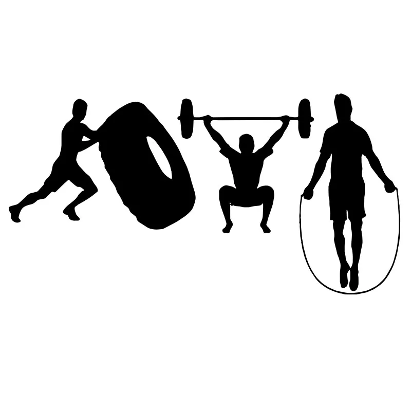 Фитнес настенные наклейки на тему спорта тренировки мотивационные виниловое
