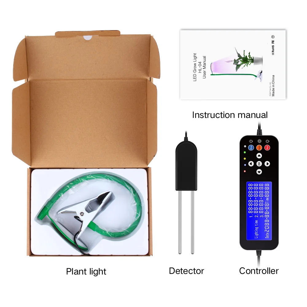 Светодиодный светильник для выращивания растений анализатор почвы|Фитолампы| |