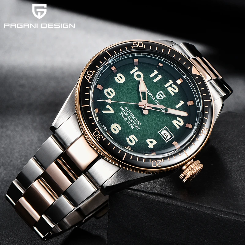 

PAGANI DESIGN New Luxury Sport Mechanical Wristwatches Top Brand Men Automatic Watches Stainless Steel Waterproof Watch for Men