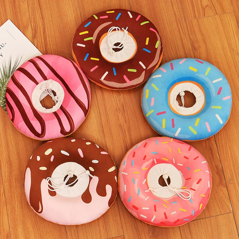 Новый ошейник для кошек регулируемый из смеси хлопка с рисунком Элизабет круг