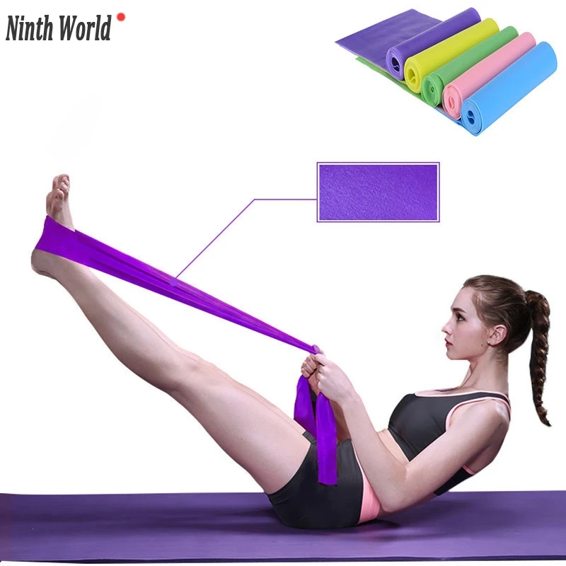 

TPE Fitness Rally Band Yoga Exercise Resistance Band Rubber Stretch Training Rally Rope Pilates Fitness Equipment