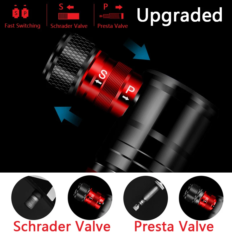 Дикий человек Алюминий сплав Велосипедные насосы Mtb ручной воздушный насос для