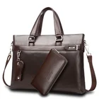 Новые мужские сумки-мессенджеры через плечо в горизонтальном стиле, деловой портативный портфель, мягкая сумка из искусственной кожи, Повседневная модная сумка