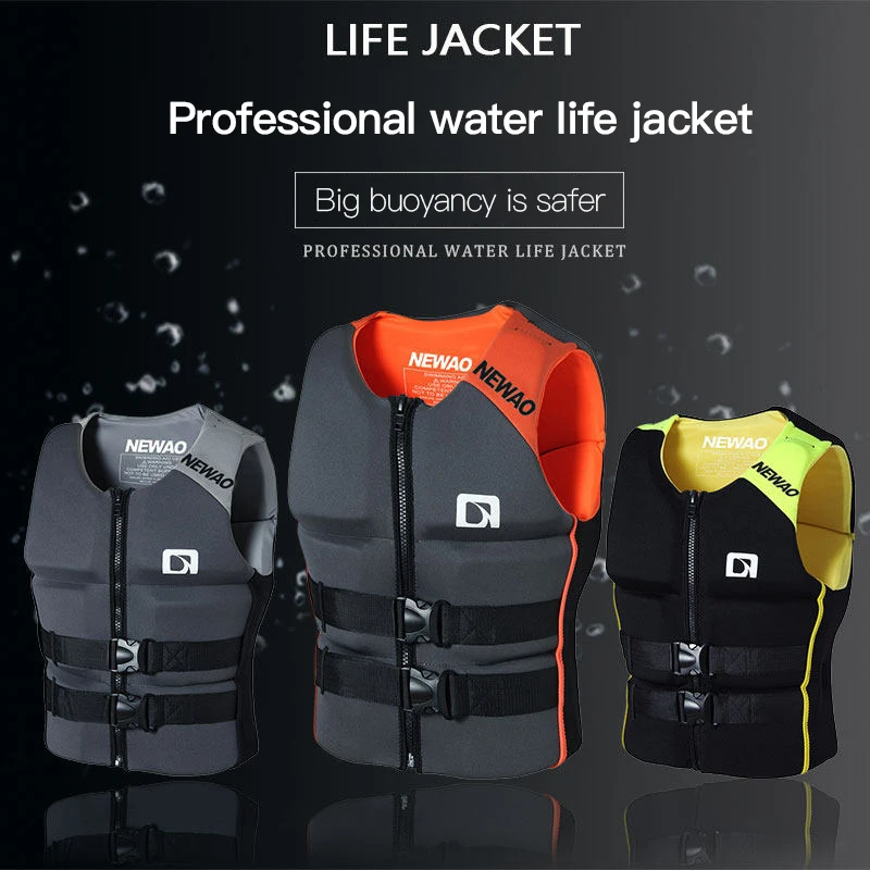 Life jacket professional thickened portable buoyancy vest belt type sea snorkeling boat with large buoyancy vest adult men women