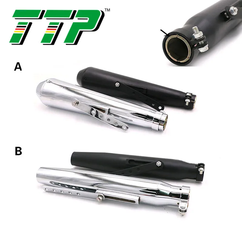 Универсальная мотоциклетная выхлопная труба TTP модифицированный мотоциклетный