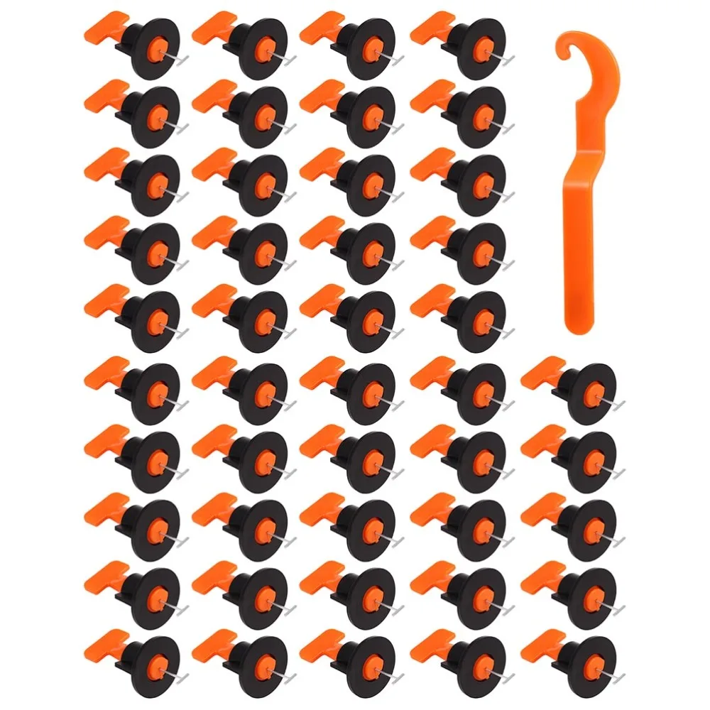 

75pcs Reusable Spacer Flooring Level Tile Levelers Set Tile Leveling System