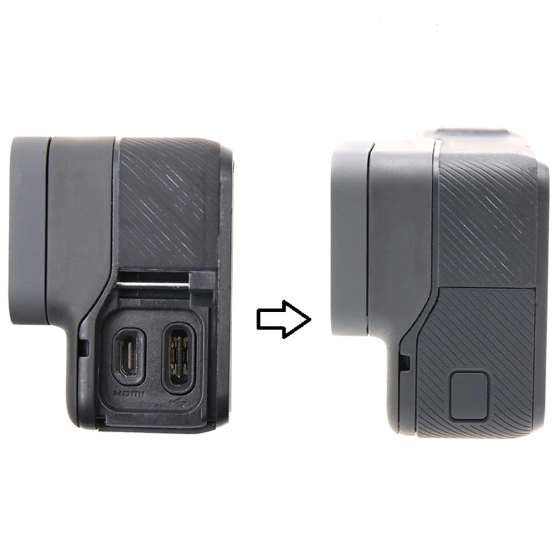 Запасная Боковая дверь USB C Mini HDMI порт боковая крышка запасная часть для GoPro HERO5 HERO6