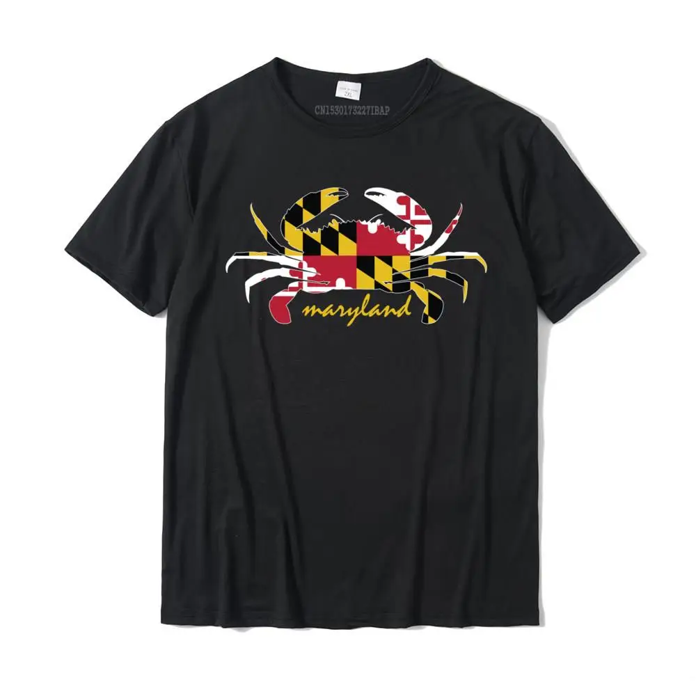 

Maryland Crab Cute State Pride Flag Pullover Hoodie Camisas Hombre Men Rife Comfortable Tops Tees Cotton Tshirts Design
