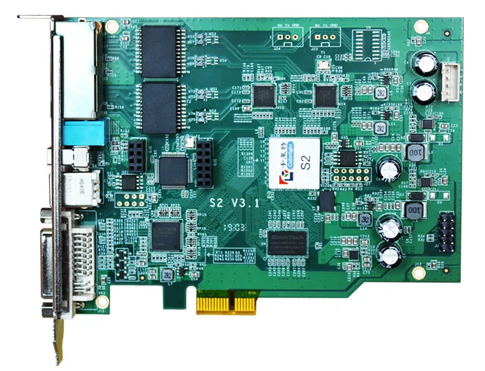 AMS-LTB200 светодиодный блок отправителя с 4 шт. Linsn ts802d 802d novastar msd300 colorlight s2