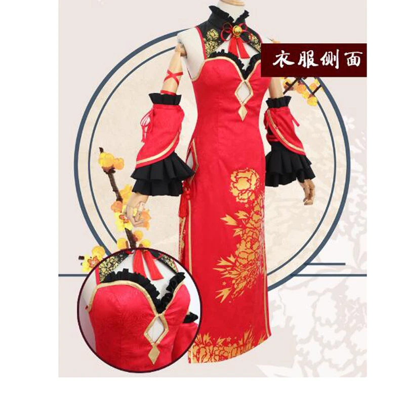 Anime DATE A LIVE Tokisaki Kurumi Cheongsam Sexy Cosplay Costume Chinese Dress |