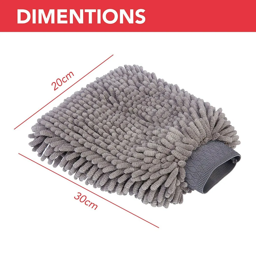 

Cleaning Car Wash Mittens Microfibre Mitt Mitten Replacement Ultra Soft