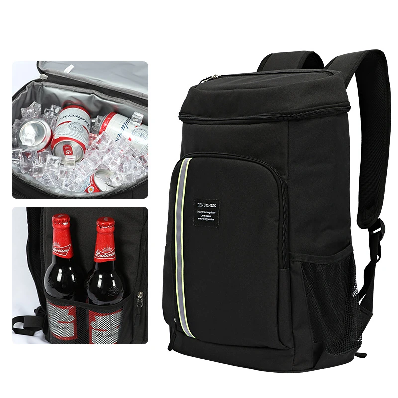 big 30l insulation cooler bag outdoor travel picnic thermal lunch bag men women backpack ice pack food fresh keeping containers free global shipping