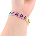 J3282 модные японские браслеты из аниме убийца демонов, модные силиконовые резиновые браслеты, браслет на руку для мужчин и женщин, ювелирные изделия, подарки