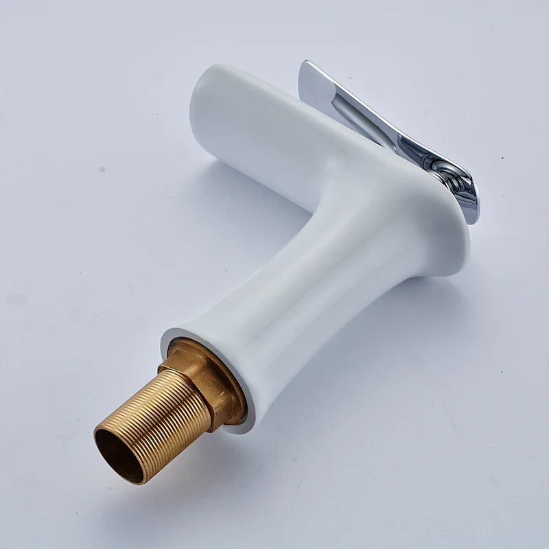 Водопад высокий смеситель для раковины в ванной комнате латунный материал