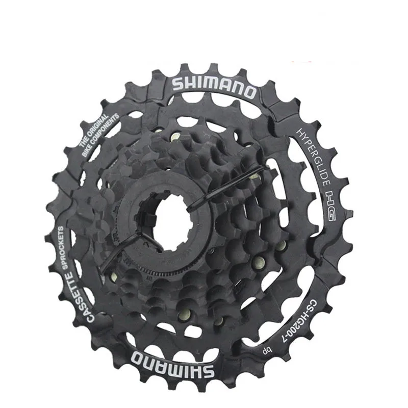 Кассета для велосипеда Shimano Tourney HG200 7 скоростей 12-28T/12-32T CS-HG200-7 горного устойчивая к