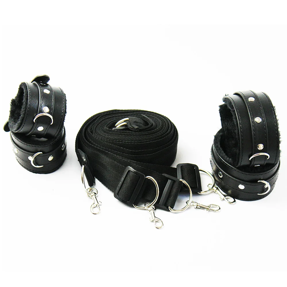 Manyjoy искусственные наручники манжеты на лодыжку под кроватью БДСМ бандаж ремешок